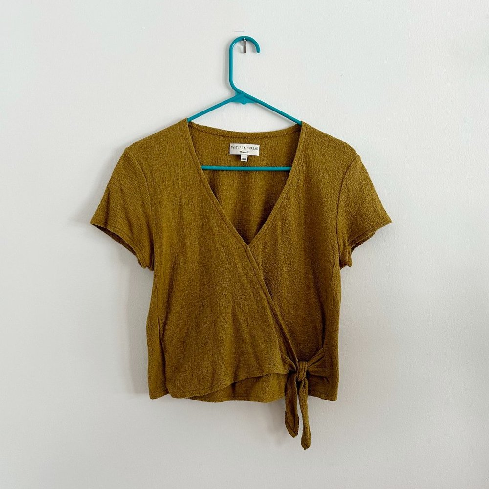 Texture and Thread Madewell Wrap Top